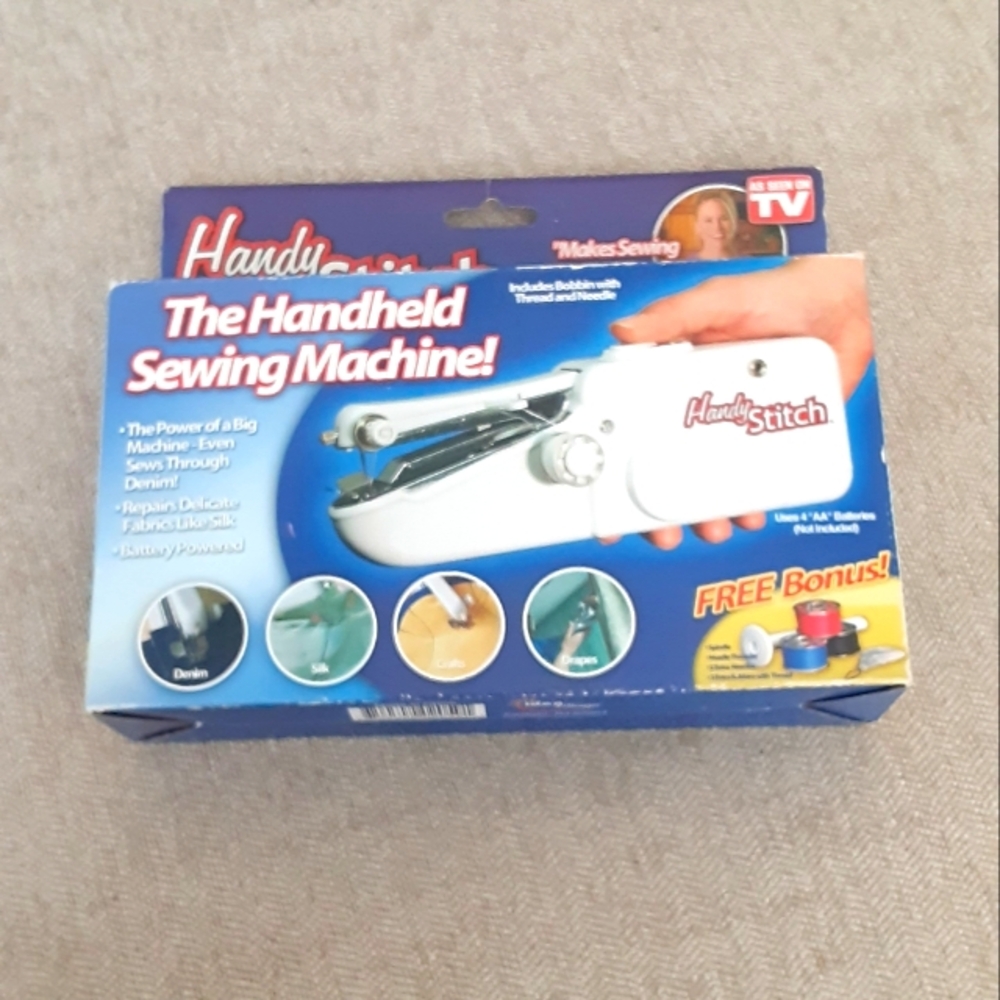 Portable & cordless The Handheld Sewing machine